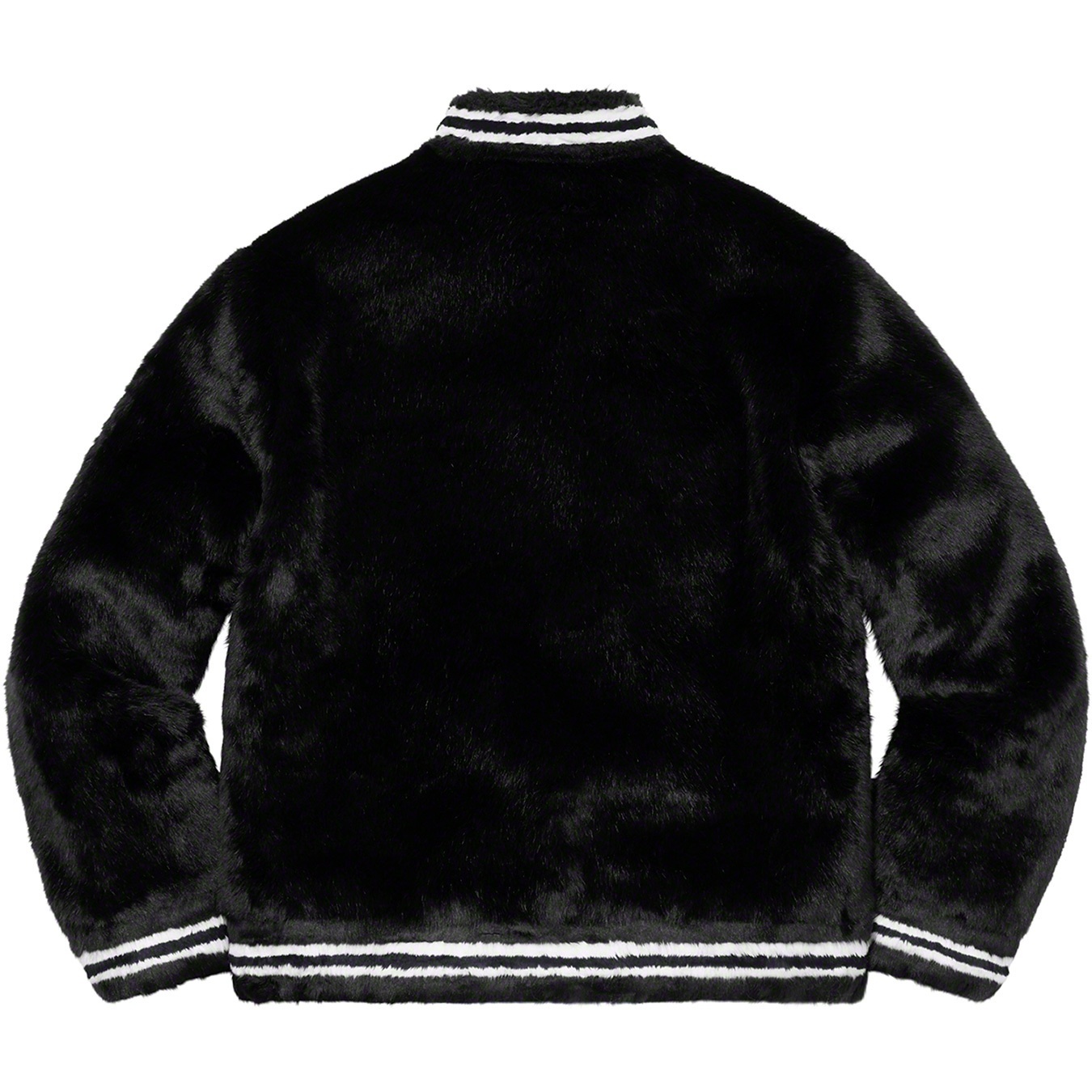 Faux Fur Varsity Jacket view 9